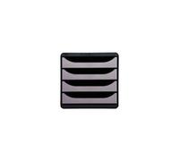 Module de classement BIG-BOX, 4 tiroirs, argent