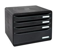 Exacompta 315714D bac de rangement de bureau Polystyrène Noir