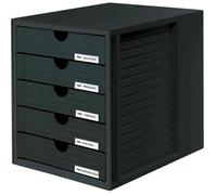 Module de classement - HAN - 5 Tiroirs - Noir - Empilable - Pour Formats DIN A4/C4