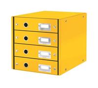 Module De Classement Leitz Click&store Wow 4 Tiroirs Jaune