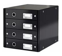 Leitz Click & Store 6049-00-95 Caisson à tiroirs noir DIN A4 Nombre de tiroirs: 4