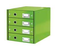 Module De Classement Leitz Click&store Wow 4 Tiroirs Vert