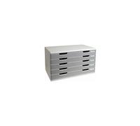 Module de classement MODULO A3, 5 tiroirs, gris