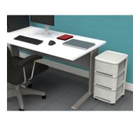 Module de classement STONE, 3 tiroirs, PP, noir