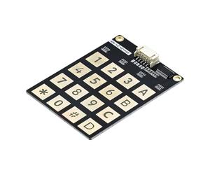 Module de clavier à 16 boutons 4 x 4 Disposition facile d'installation pour cartes de développement Intégration facile Clavier à membrane légère pour la saisie de mots de passe et le contrôle des