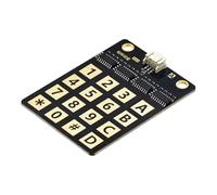Module de clavier compact 10,2 x 10,2 cm, 16 boutons, design de jeu pour prototypage et éducation, clavier à membrane léger pour la saisie de mots de passe et le contrôle des appareils