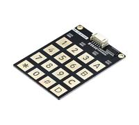 Module de clavier compact 10,2 x 10,2 cm, 16 boutons, design de jeu pour prototypage et éducation, clavier à membrane léger pour la saisie de mots de passe et le contrôle des appareils