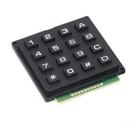 Module de clavier MATRIX 4x3/4x4 pour projets de microcontrôleur, clavier industriel 12/16 touches avec 0-9 AD * #, dispositif d'entrée de balayage de ligne PCB en plastique pour prototypage Arduino