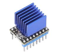 Module de Commande de Moteur Compact TMC2208 V2.0 pour la Commande du Moteur de L'imprimante 3D, en Tête pour une Utilisation Directe, adapté aux Tests ou aux éclairs, en Alliage en Aluminium et en