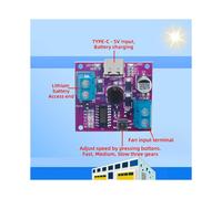 Module de Commande de Petit Ventilateur avec Variateur de Vitesse pour Moteur CC 5 V/7 V/9 V, Interrupteur à Trois Vitesses Réglable et Fonction de