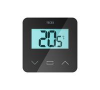 Module de commande de pièce TECEfloor, température, écran LCD, 77420052, Couleur: Noir