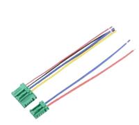 Module de commande de ventilateur de chauffage de climatisation, connecteur de résistance, fil Compatible avec 6441.L2 6441L2 7701207718(Color Name: Wire)