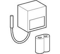 module de commande Geberit pour contrôle d'urinoir 599087000 fonctionnement sur batterie, type 1000, Centaurus