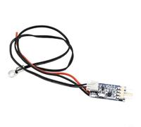 Module de commande PWM de température du ventilateur avec capteur NTC10K pour fonctionnement CC 5 V/12 V jusqu'à 3 A Charge Mode arrêt automatique Design compact pour boîtier PC et armoire