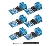 Module de Commande Trigger Dual MOSFET Haute Puissance 400W RIIEYOCA, Carte de Contrôle à Commutation Électronique avec Réglage PWM 0-20KHz, Contrôleur Moteur DC 5-36V 15A (Max 30A) (Lot de 6)