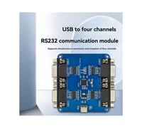 Module de Communication USB Vers RS232 4 Canaux avec Puce CH344Q Prenant en Charge la Transmission et la Réception Duplex Intégral sur 4 Canaux pour