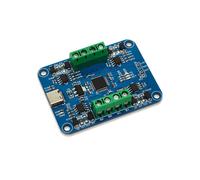 Module de Communication USB Vers RS485 4 Voies CH344Q Transmission de Signal Semi-Duplex avec Voyant Lumineux pour Imprimante Scanner