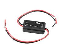 Module de commutateur de lumière stroboscopique LED, Mini contrôleur de feu stop compact et étanche pour motos, voitures, vélos électriques, plastique noir 12 16 V