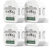 Module de Commutateur de Rideau Intelligent MOES ZigBee RF433 - Compatible Alexa et Google