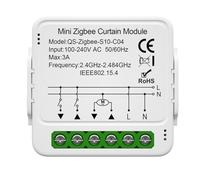 Module de Commutateur de Rideau Intelligent Tuya Zigbee pour Moteur Électrique de Volet Roulant, Application Smart Life, Télécommande, Installation Facile