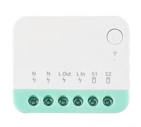 Module de commutateur WiFi MINIR4M Télécommande pour Alexa Smart Home Applications Prend en charge SPDT Commutateurs momentanés Compact 100-240 V PCV0 Shell Flexible Mode connexe Large compatibilité
