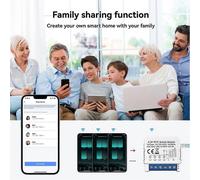 Module de commutation intelligent Tuya Zigbee Zero Fire, commande bidirectionnelle, prise en charge de la commande vocale, domotique DIY