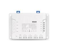 Module de commutation intelligent WiFi à 4 canaux pour Sonoff 4CH R3 PRO R3, relais contrôlé RF monté sur rail avec commande vocale par application, plastique blanc (4CH Pro-R3)