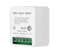 Module de commutation Wifi 16A Relais intelligent Wi-Fi Interrupteur lumière Commande à distance via application vocale disjoncteur DIY Automatisation des appareils ménagers Programmation horaire dome