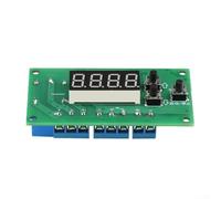 Module de compteur LED à 4 chiffres DC 12 V 24 V avec fonctions de réinitialisation continue et sortie de relais pour intégration du système de convoyeur (DC12 V)