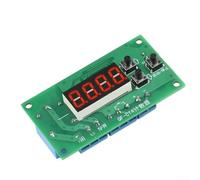 Module de compteur LED programmable à 4 chiffres DC12 V DC24 V avec sortie relais pour comptage de bande transporteuse et utilisation de ligne de production (DC24V)