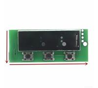 Module de compteur LED rouge à 6 chiffres avec boutons de contrôle dédiés à la rétention de la mémoire et disposition PCB compacte pour intégration de circuit 5 V CC