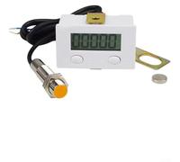 Module de compteur numérique LCD à 5 chiffres pour automatisation industrielle - Interrupteur de proximité à induction BEM-5C avec plage de comptage de 0 à 99999 comptes, alimenté par batterie
