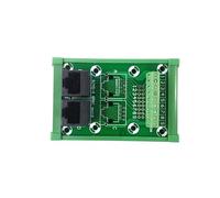 Module de connexion réseau à montage sur rail DIN, 1 pièce, prise RJ45 8P8C, bornier de dérivation bidirectionnel