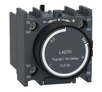 Module de contact auxiliaire temporisé TeS D, temporisation de mise sous tension, 0,3-3 s, à vis ; LADT0