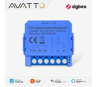 Module de contact sec intelligent AVATTO Tuya WiFi/ZigBee AC 100-240V, module MiNi pour maison intelligente, compatible avec Alexa et Google Home