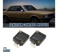 Module de contrôle d'allumage, Unité de contrôle de module d'allumage interne No.E30124910 pour Mazda RX4 RX5 RX-7 FB 12A 13B 1981-1985 ABS Noir, 2 pièces