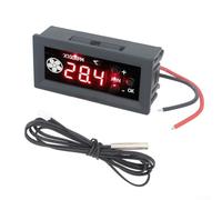 Module de contrôle de vitesse du ventilateur à 4 fils, 12 V 3 A, régulateur de vitesse pour PWM, contrôleur de vitesse du ventilateur avec affichage numérique (2 lignes + cylindres)