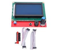 Module de Contrôle LCD de Carte Mère 12864 Module de Contrôleur D'affichage Intelligent avec Adaptateur et Câble Contrôleur Intelligent D'imprimante 3D + Accessoires D'imprimante