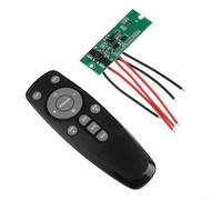 Module de contrôle solaire à induction avec télécommande pour boîtier de batterie 3,2 V - Panneau de circuit imprimé extérieur pour éclairage de jardin 119 mm (avec fil)