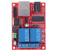 Module de contrôleur de haute qualité LAN Ethernet Commutateur de retard de carte de relais 2 voies DC5V-24V avec 1 indicateur d'alimentation et maintenir l'état du relais avant la mise hors tension