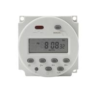 Module de contrôleur de temps de commutateur de relais d'horloge | CN101A électronique numérique Programmable hebdomadaire jour 24 heures(12V AC DC)