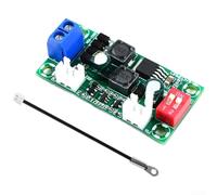 Module de contrôleur de vitesse de ventilateur CC électronique avec contrôle automatique de la température pour ventilateurs 5 V 12 V 24 V et paramètres de vitesse réglables en 4 étapes (12 V)