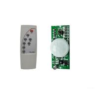 Module de contrôleur solaire de réverbère 3,2 V/3,7 V avec induction du corps humain, télécommande sans fil, luminosité réglable et interrupteur à 3 modes
