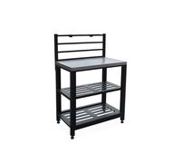 sweeek - Cuisine extérieure en Acier L80cm avec 2 étagères de Rangement