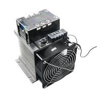 Module de démarrage progressif moteur 380 V, contrôleur, arrêt du démarreur, dissipateur thermique, triphasé, lent, 1 kW, 2, 4, 6, 8, 10, 15, 20(With Heatsink Fan,R1 30WA-3KW)