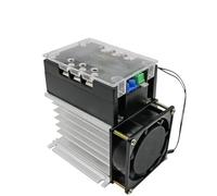 Module de démarrage progressif pour moteur 380 V - Contrôleur Starter Stop - Dissipateur thermique triphasé - Démarrage lent 1 kW 2 kW 4 kW 6 kW 8 kW 10 kW 15 kW 20 kW - 1 pièce (module uniquement, R1