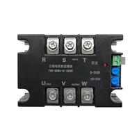 Module de démarrage progressif pour moteur 380 V - Contrôleur Starter Stop - Dissipateur thermique triphasé - Démarrage lent - 1 kW - 2 kW - 4 kW - 6 kW - 8 kW - 10 kW - 15 kW - 20 kW - 1 pièce (R1 80