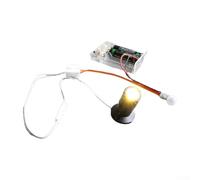 Module de détecteur de mouvement infrarouge PIR avec large plage de tension CC 3 V-24 V, détecteur automatique de lumière pour bande d'éclairage, détection de mouvement humain avec 120° (sonde