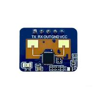 Module de détection de présence humaine LD2410C 24 GHz avec technologie FMCW, contrôle par application sans fil, sortie UART et GPIO, grand angle ± 60° pour mouvement intérieur et