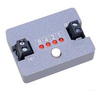 Module de détection de vibrations avec arrêt de sortie retardée et logique de redémarrage automatique pour événements répétés (carte + coque)